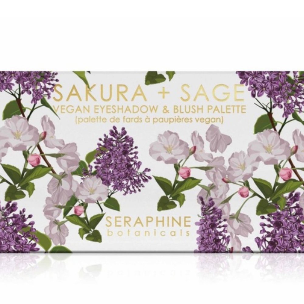 Sakura + Sage Vegan Eyeshadow & Blush Palette NIB - Picture 3 of 4